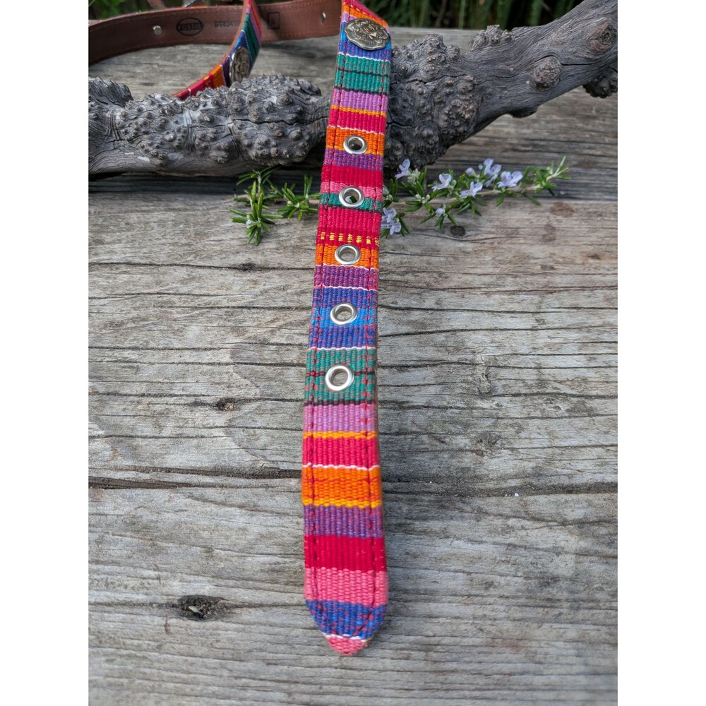 Vintage Southwestern Style Concho Belt By Fossil, Womens Size Large - Picture 11 of 11